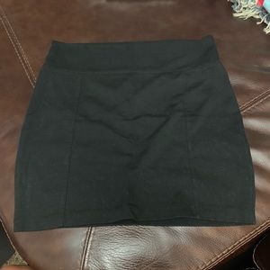 Black pencil skirt
